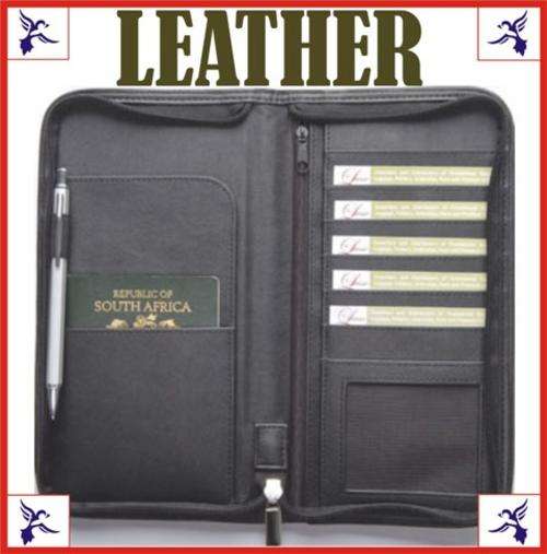 48 HOUR AUCTION!!! - Travel wallet - GENUINE bonded leather - ONLY ONE AT THIS REDUCED PRICE!!!!