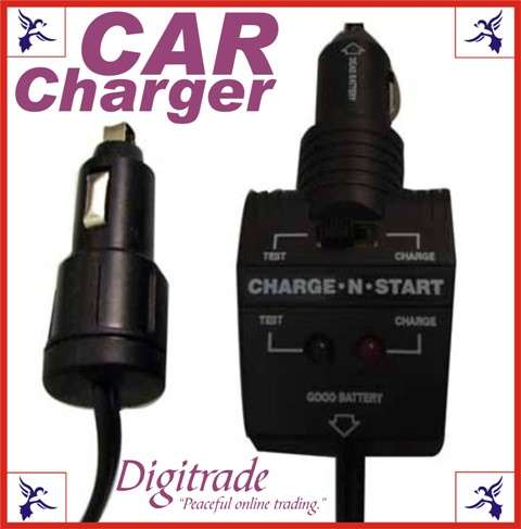 CHARGE & START CAR CHARGER - Plug into your cigarette lighter and start! - 4.5m long.