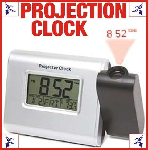 PROJECTION CLOCK - Projects light to show the time! - <NICE>