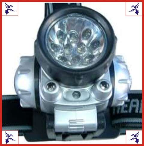 HEADLAMP - 9 LED + 2 x Xtra LED's - Ultra Bright beam - You must have it for your next camping trip!