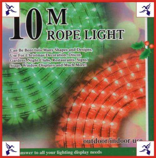 WHITE ROPE LIGHT - 10 METERS - Decorate your house, lapa, garden etc.