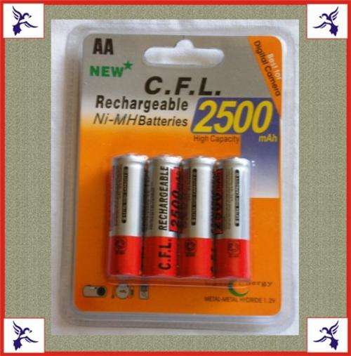 SUPER HOT DEAL! 8 x 2500mAh RECHARGEABLE BATTERIES - High Capacity - You will save a lot of money!!!