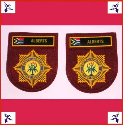 STABILITY UNIT Iron-on Breast badges x 2 - VERY RARE ITEM!!!