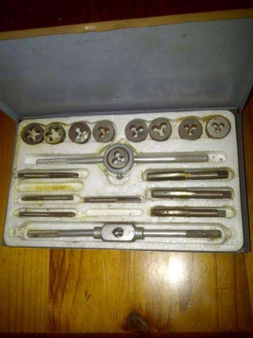 Tap and Die set in metal box