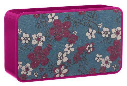 Bargain buy: Trendz Pink flower portable speaker (New)