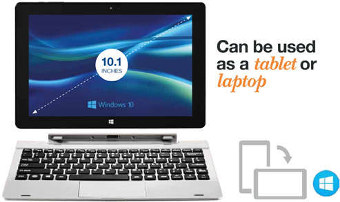 Bargain Buy: HomeChoice Gemini 2 in 1 Tablet (New)