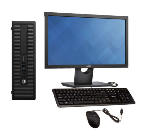 HP ProDesk, i5, 4570, INCL MONITOR, KEYBOARD AND MOUSE*8GB DDR3 RAM / 500GB HD / DVD ROM*