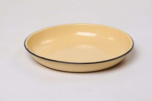 22 cm Enamelware Rice Plate: South African Traditional Crockery