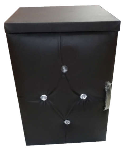 BEDSIDE TABLE (AVAILABLE IN BLACK, BEIGE AND WHITE) 43cm x 58cm X 40cm