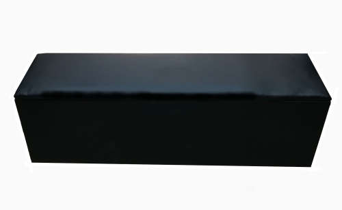 DOUBLE STORAGE OTTOMAN (AVAILABLE IN WHITE AND BLACK) 136cm x 41cm x 40cm