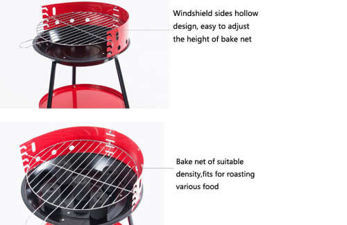 Portable Outdoor Charcoal Braai Barbecue Grill