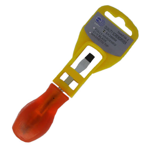 FLAT SCREWDRIVER (SHORT) - MAGNETIC TIP
