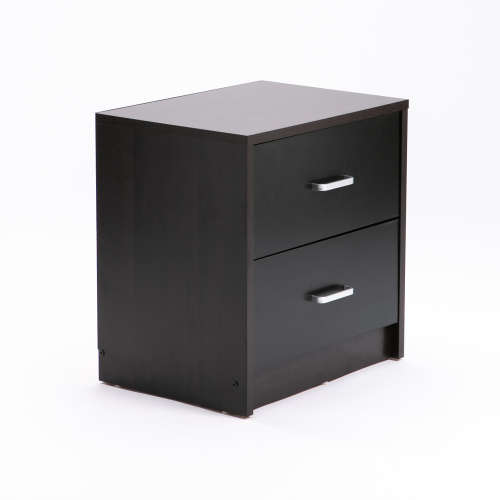 BEDSIDE TABLE -  WENGE / BLACK COLOUR