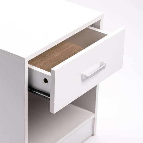 BEDSIDE TABLE -  WHITE COLOUR
