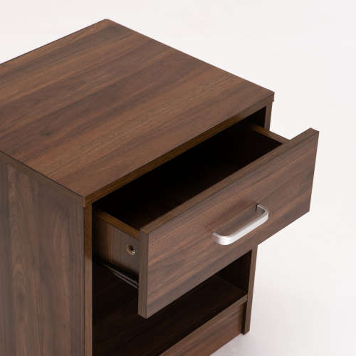 BEDSIDE TABLE -  WALNUT COLOUR