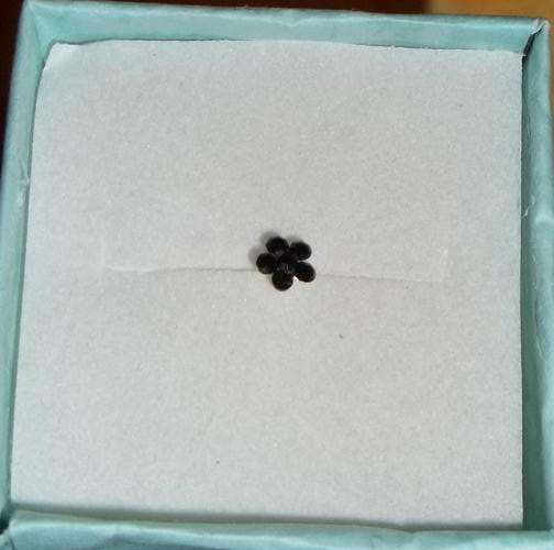 New Nose Stud with flower design and gems.