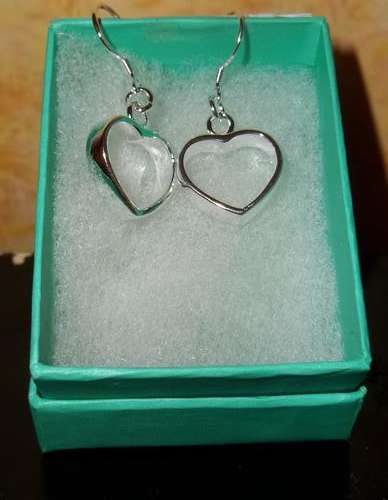 SILVER HEART EARRINGS