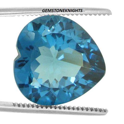 10.00 Ct. VVS Swiss Blue Topaz