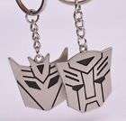 1 pair Fashion Cool Transformers Key Split Ring Keyring Keychain