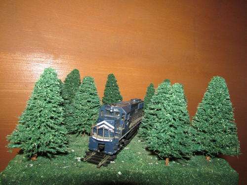 Lot of 40 model pine trees