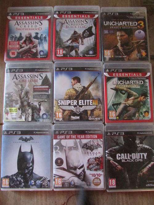 9x Ps 3 games