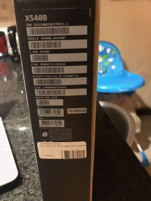 ASUS VivoBook X540