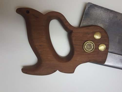 Vintage Disston (Philadelphia) Backsaw  Heavy Back