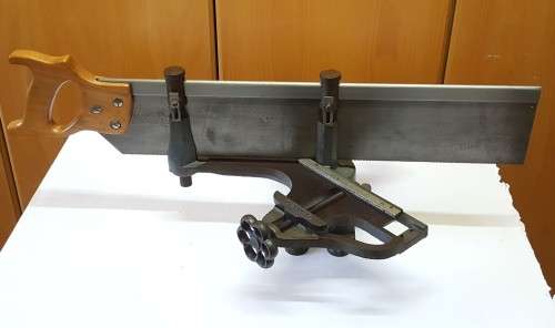 Rare Vintage Stanley No. 100 Mitre Machine With Saw