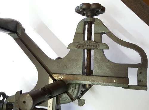 Rare Vintage Stanley No. 100 Mitre Machine With Saw