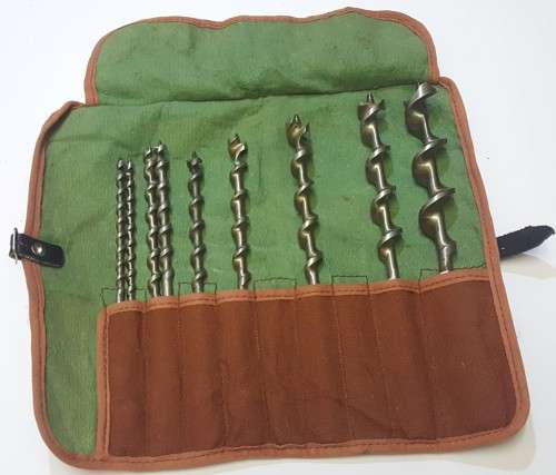 Auger Drill Bits  Set of 9 (Irwin and Gilpins)