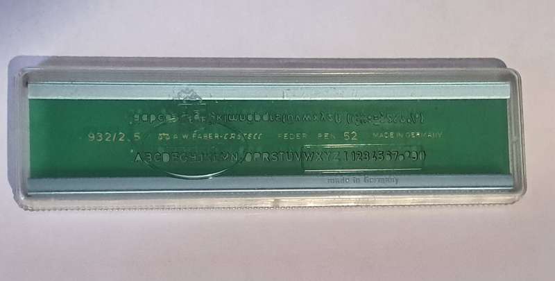 Faber-Castell Letter Stencil (Size 2.5)