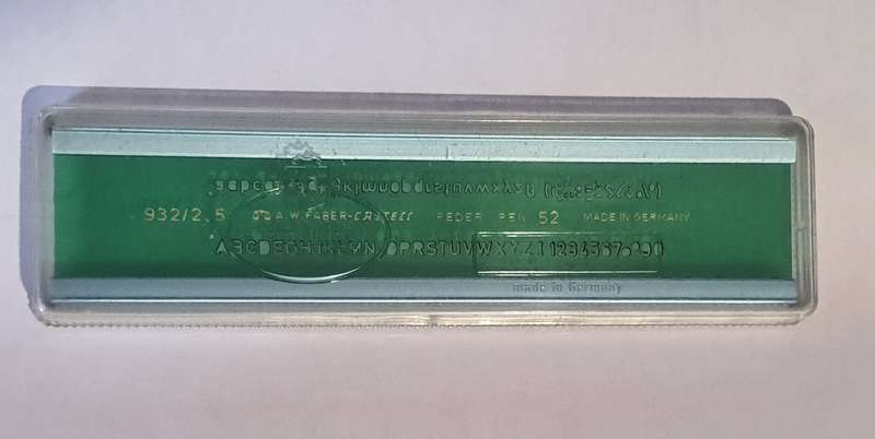 Faber-Castell Letter Stencil (Size 2.5)