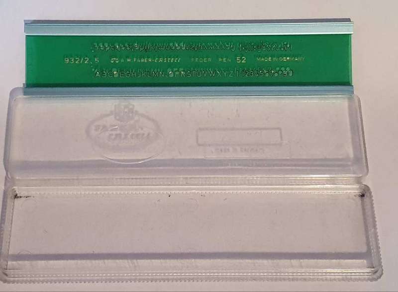Faber-Castell Letter Stencil (Size 2.5)