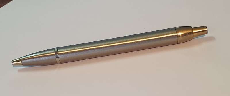 Vintage Parker IM Ball Point  Full Metal Body With Champagne Trim (Personalised)