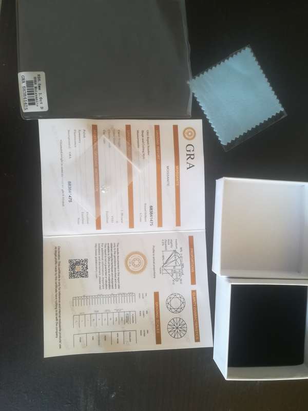 Genuine GRA Certified Loose 2.00ct Moissanite Gemstones