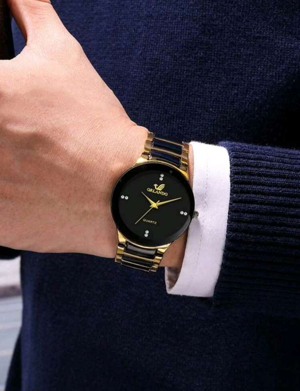 1pc Men`s Simple Quartz Watch With Nail Scale, Fashionable Business Elegant England Style Stainless