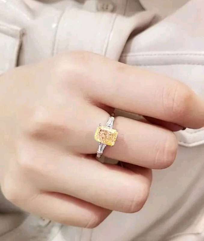 1 PC Fashion Cubic Zirconia Ring For Women Wedding Engagement Valentine`s Day Party Gift