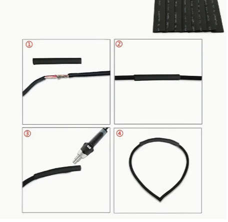 127-Piece Durable Heat Shrink Tubing going rate R200