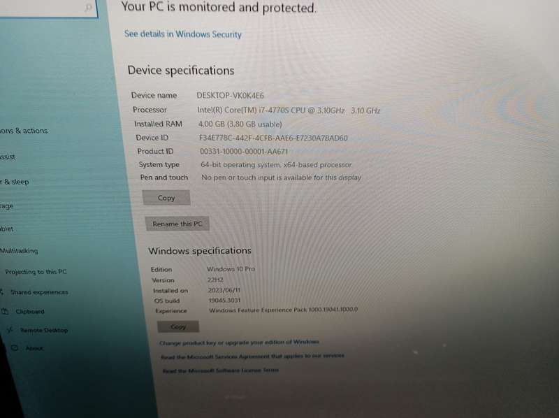 Lenovo i7 All in One