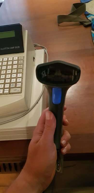Quorion QMP 3020 Cash Register and Data logic Scanner