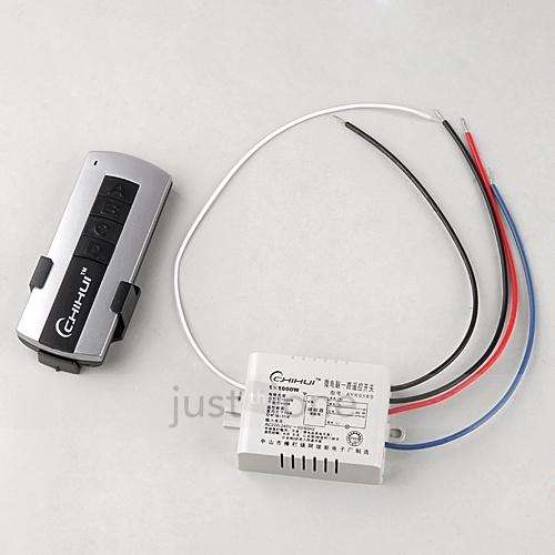 220V-240V 1 Port Digital Wireless Wall Switch Receiver Box+Remote Control up 25m