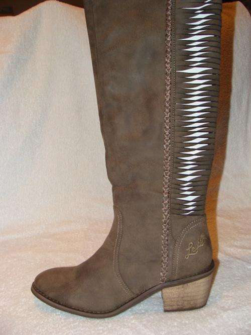 Original Ladies Levis Demi High Boots (Taupe) - UK 6