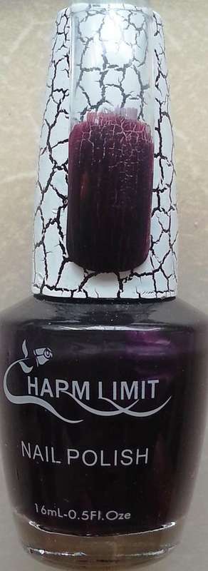 CRACKLING NAIL POLISH - PURPLEBLACK