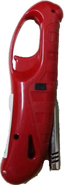 Gas Lighter red - folds up