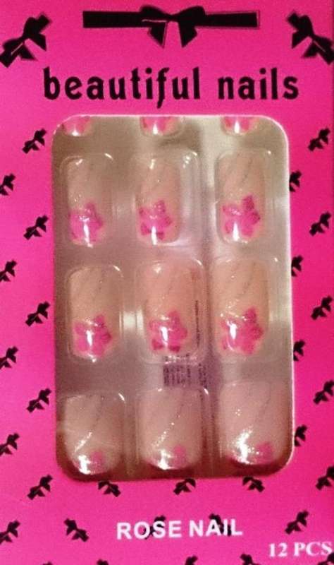 Designer false nails 12 piece