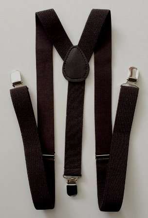 Suspenders Brown