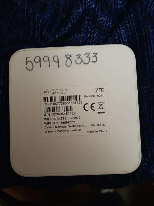 ZTE Mobile Hostpot- MTN