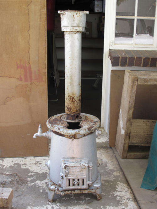 An Old Coal Stove to be refurbished
