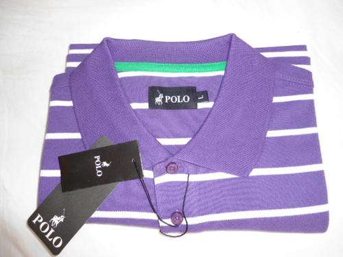 POLO Purple Striped Golfer
