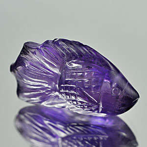 EXQUISITE 7.61 CT 100% NATURAL UNHEATED HAND CARVED AMETHYST - FEBRUARY BIRTHSTONE!